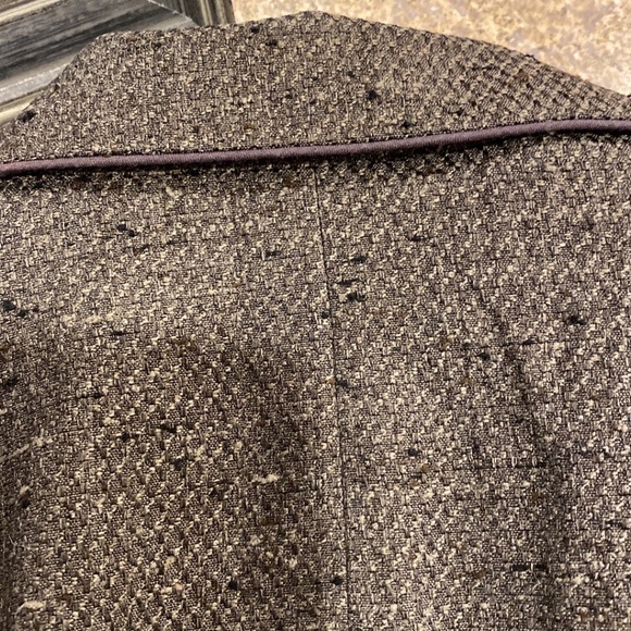 NWT Coldwater Creek Brown Lined Sequin Detail Misses Jacket L 14-16 - Picture 15 of 15